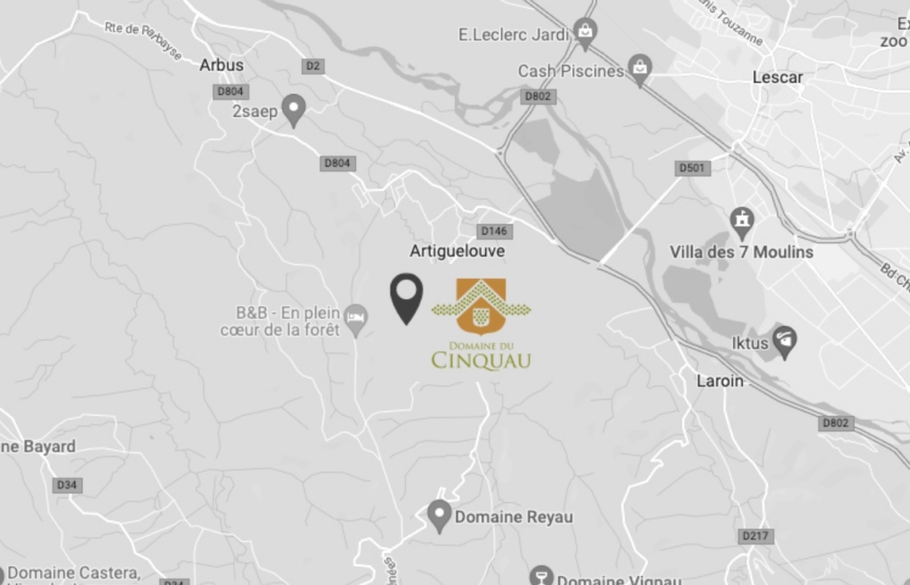 Plan Domaine du Cinquau