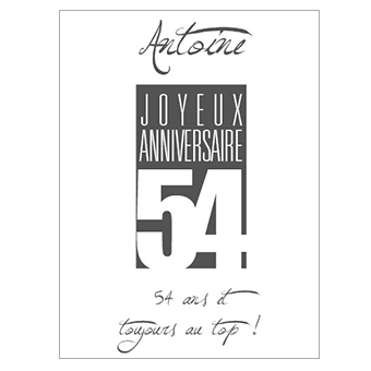 Anniversaires
