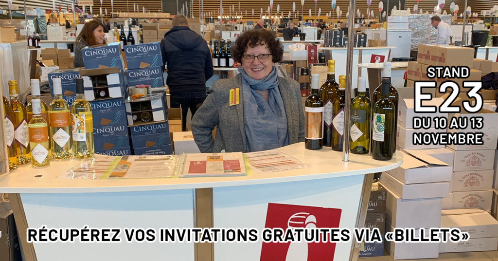 Salon de Reims du 10 au 13 novembre 2023 - stand E23